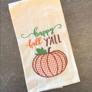 Happy Fall Y’all kitchen Tea Towel